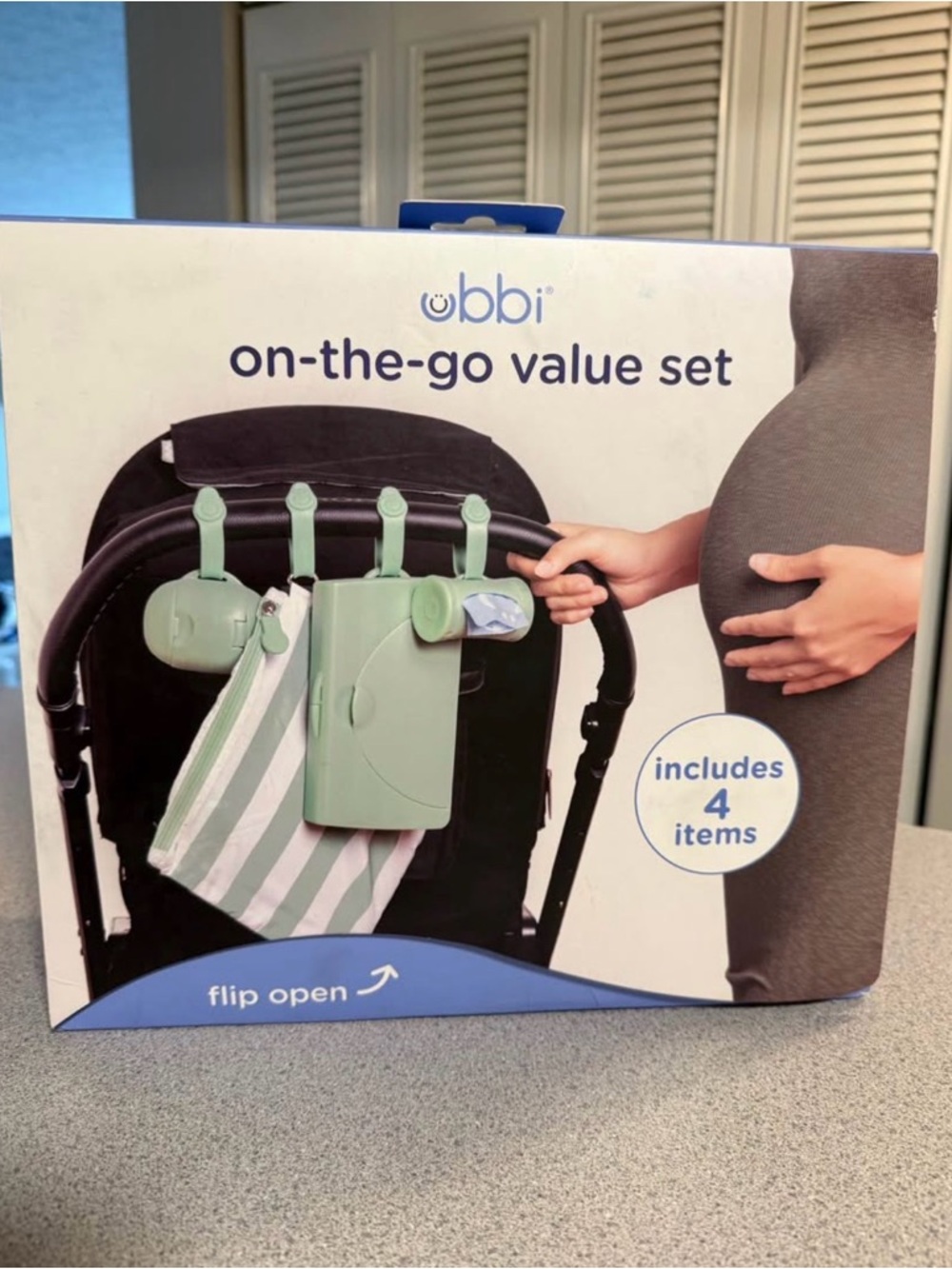 Ubbi On-The-Go Value Set - Mint Green Ubbi On-The-Go Diapering